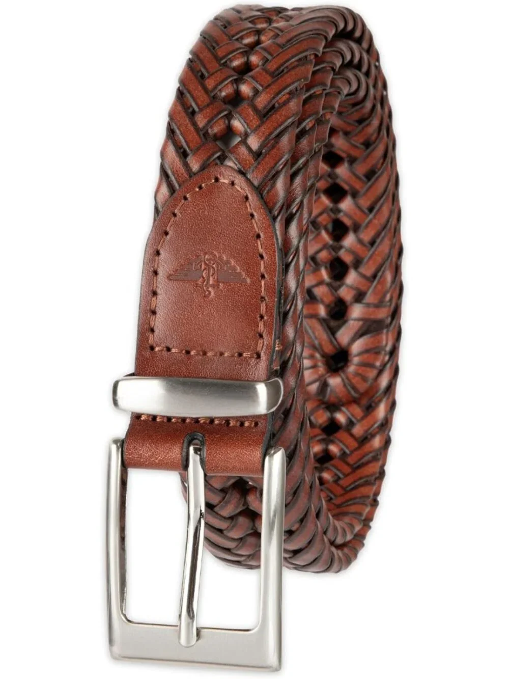 Braided Leather Belt for Men, Fully Adjustable Casual Strap for Everyday Style